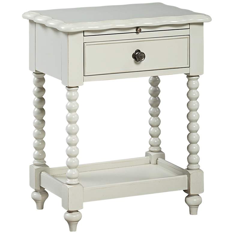 Image 1 Inspirations 23" Boutique Morning Mist 1-Drawer Nightstand