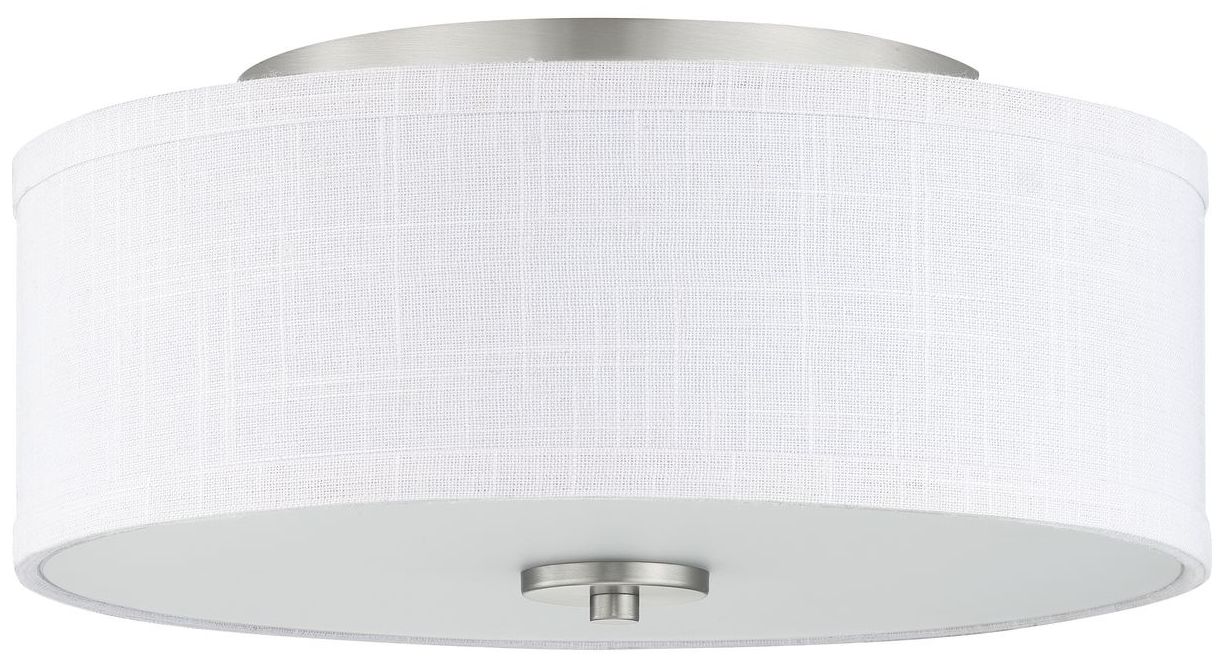 Inspire Collection 13" Two-Light Flush Mount