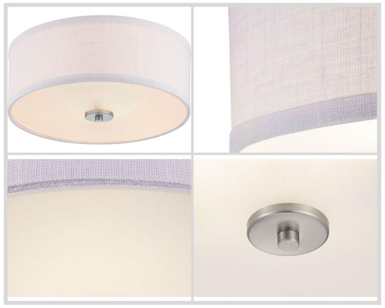 Inspire Collection 13" Two-Light Flush Mount