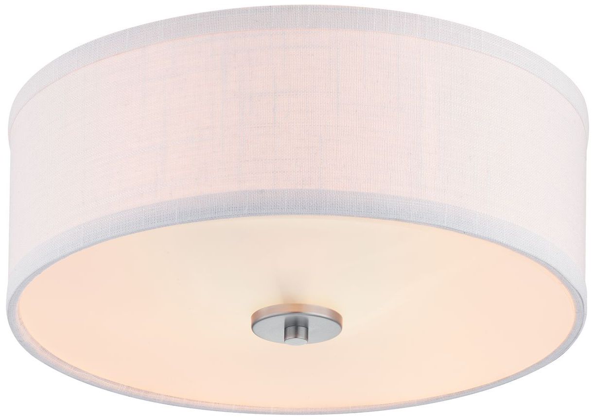 Inspire Collection 13" Two-Light Flush Mount