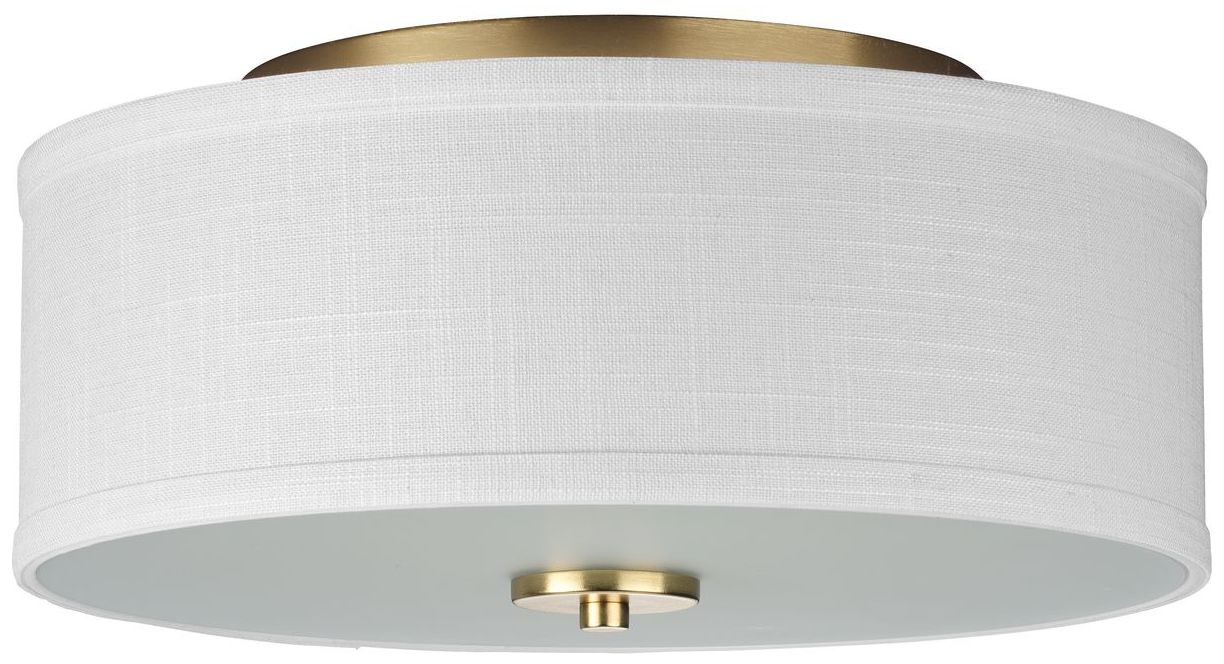 Inspire Collection 13" Two-Light Flush Mount