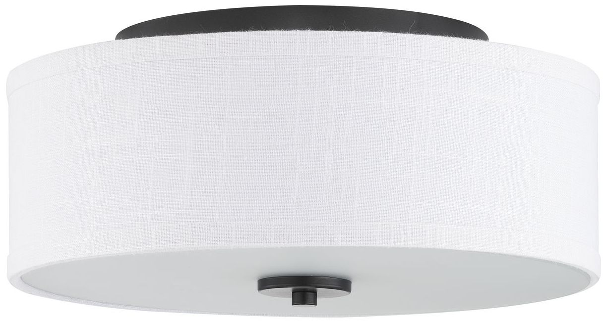 Inspire Collection 13" Two-Light Flush Mount