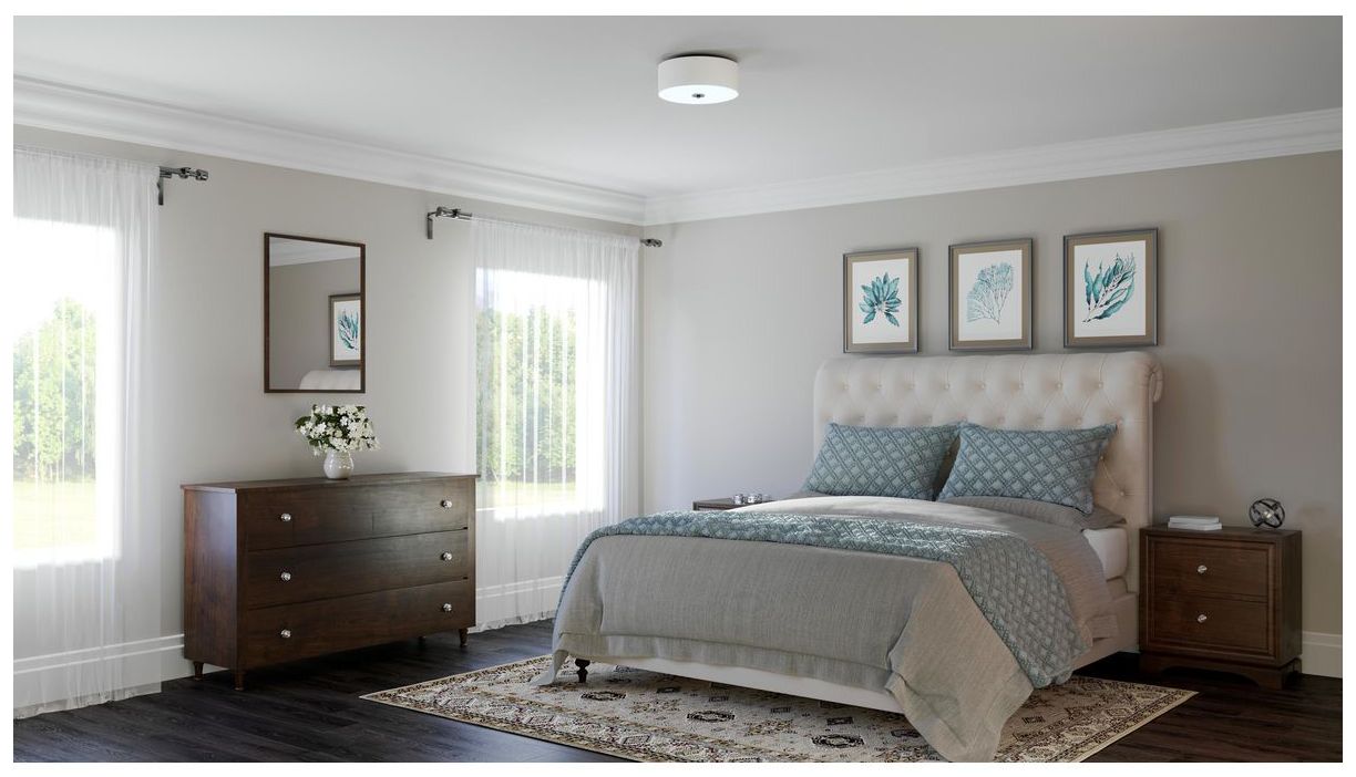 Image 3 Inspire Collection 13" Two-Light Flush Mount more views