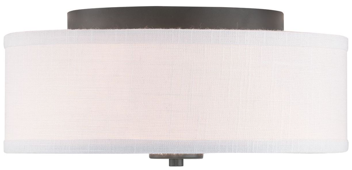 Image 7 Inspire Collection 13" Two-Light Flush Mount more views