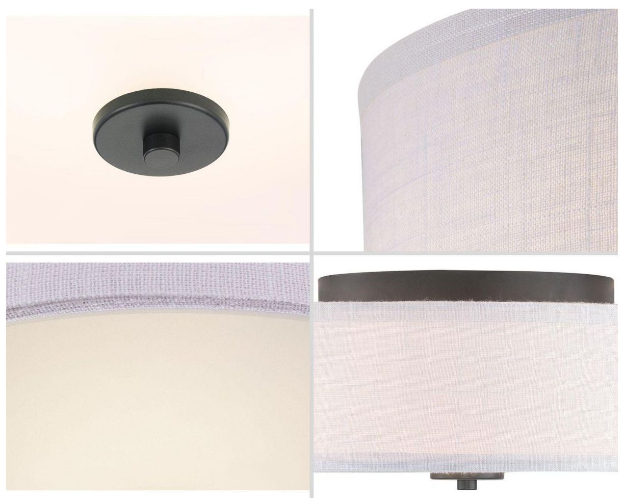 Inspire Collection 13" Two-Light Flush Mount