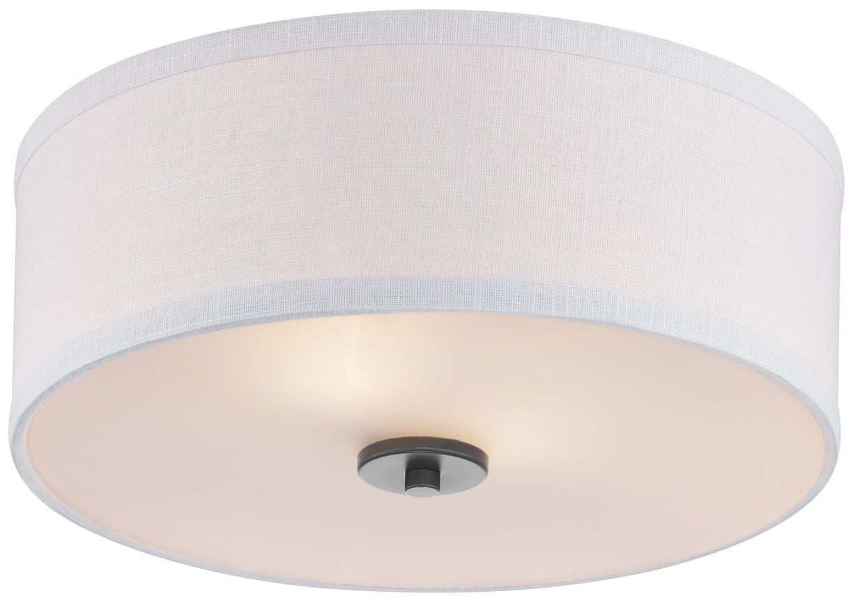 Inspire Collection 13" Two-Light Flush Mount