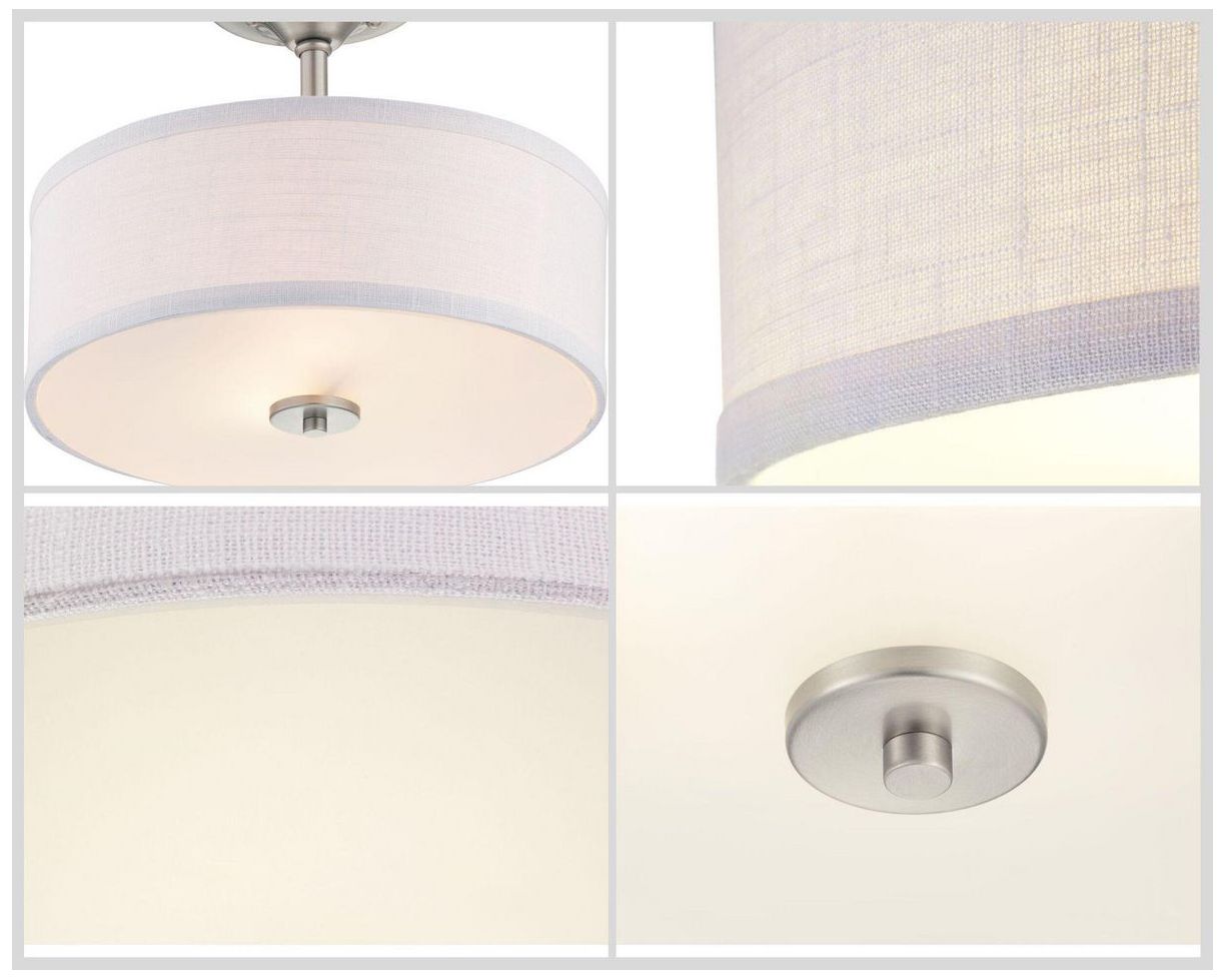 Inspire Collection 13" Two-Light Semi-Flush