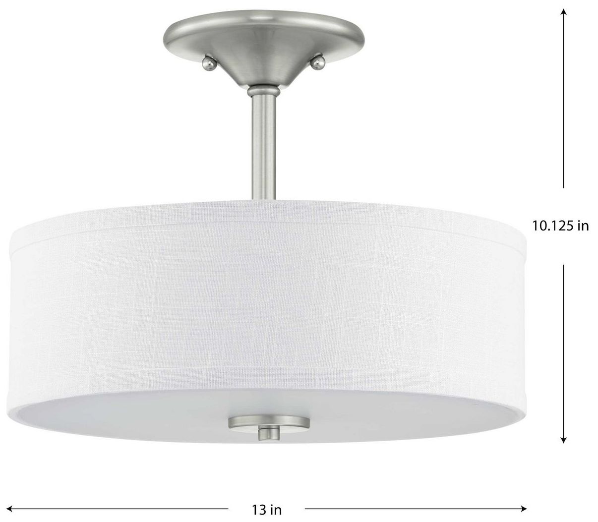 Image 4 Inspire Collection 13" Two-Light Semi-Flush more views