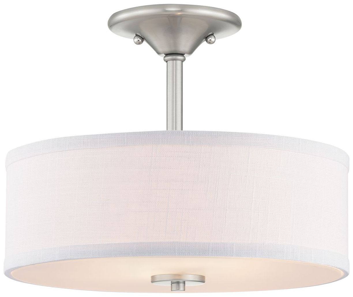 Inspire Collection 13" Two-Light Semi-Flush