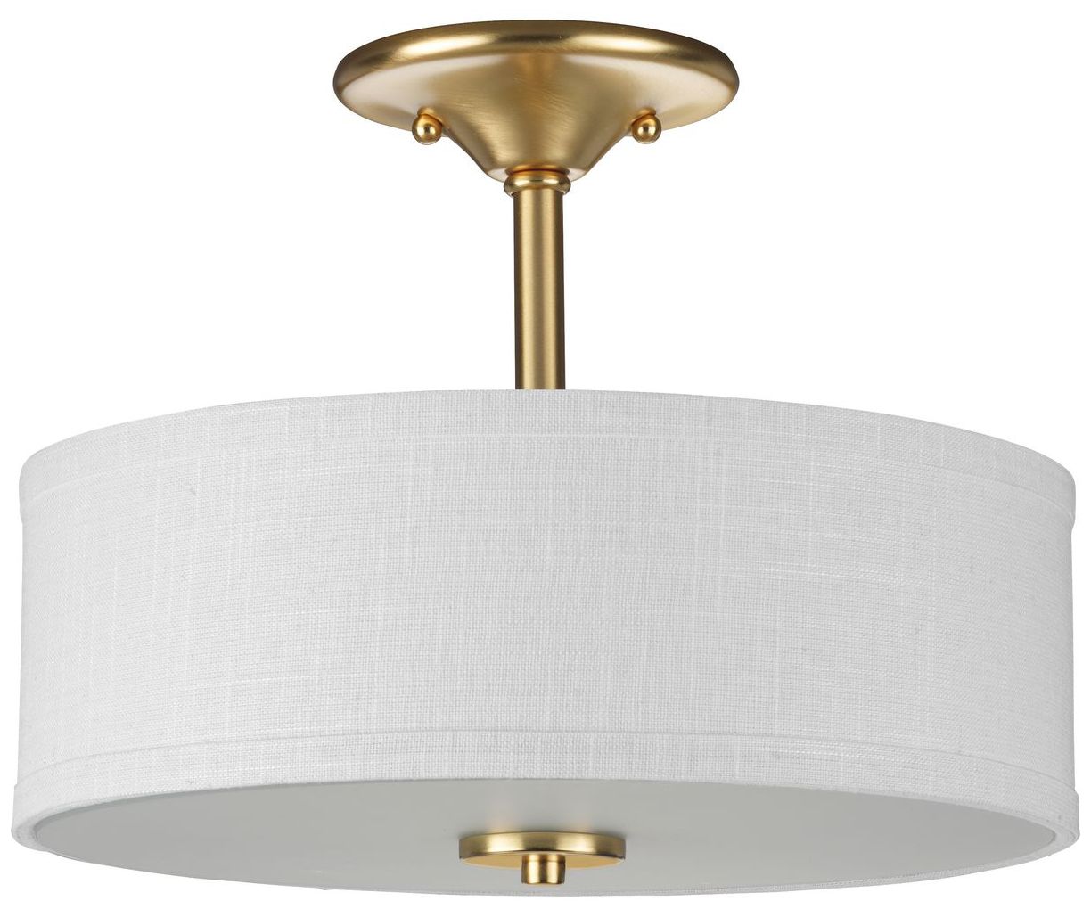 Inspire Collection 13" Two-Light Semi-Flush