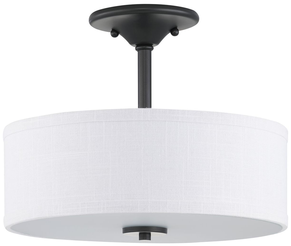 Inspire Collection 13" Two-Light Semi-Flush