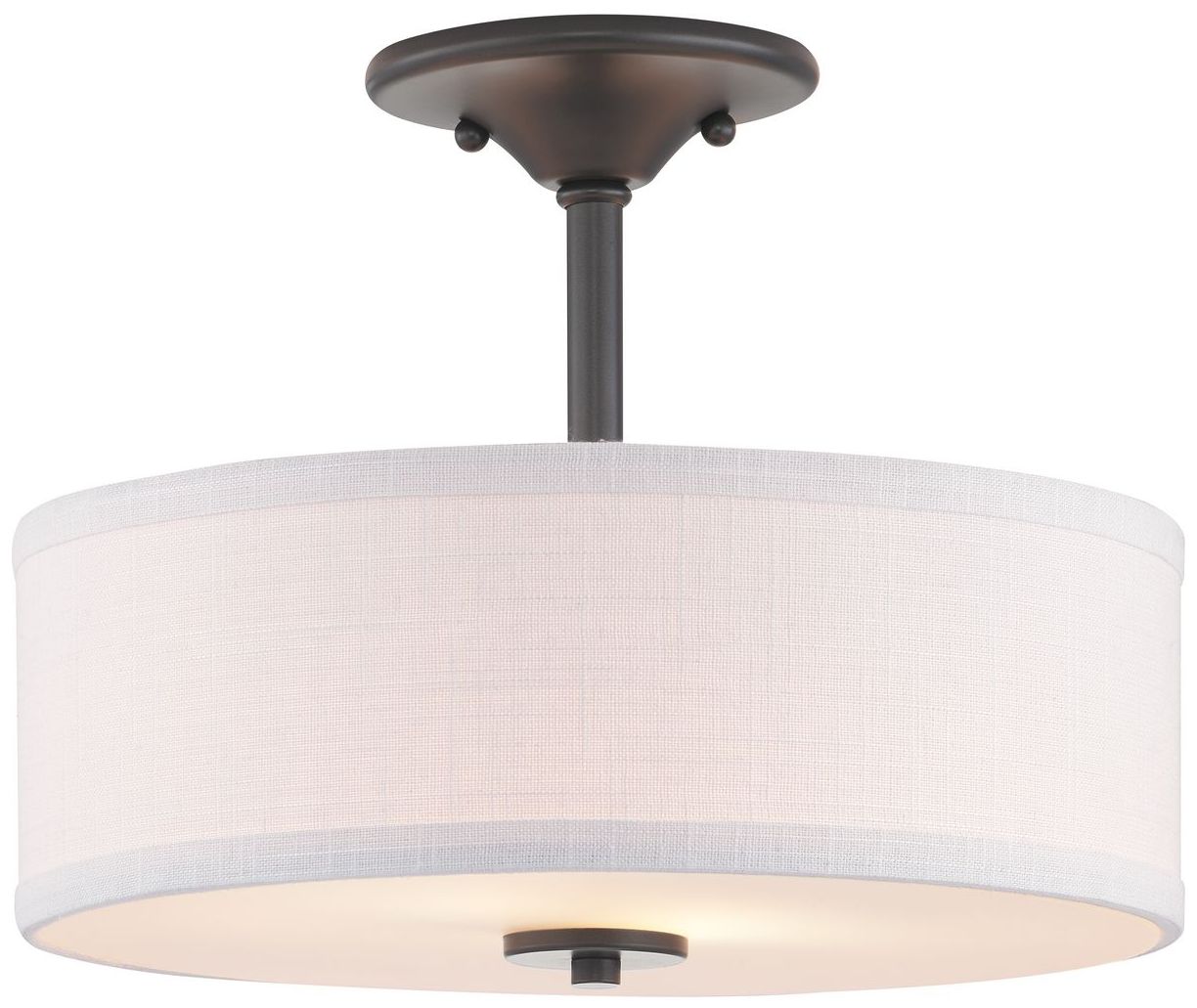 Image 3 Inspire Collection 13" Two-Light Semi-Flush more views