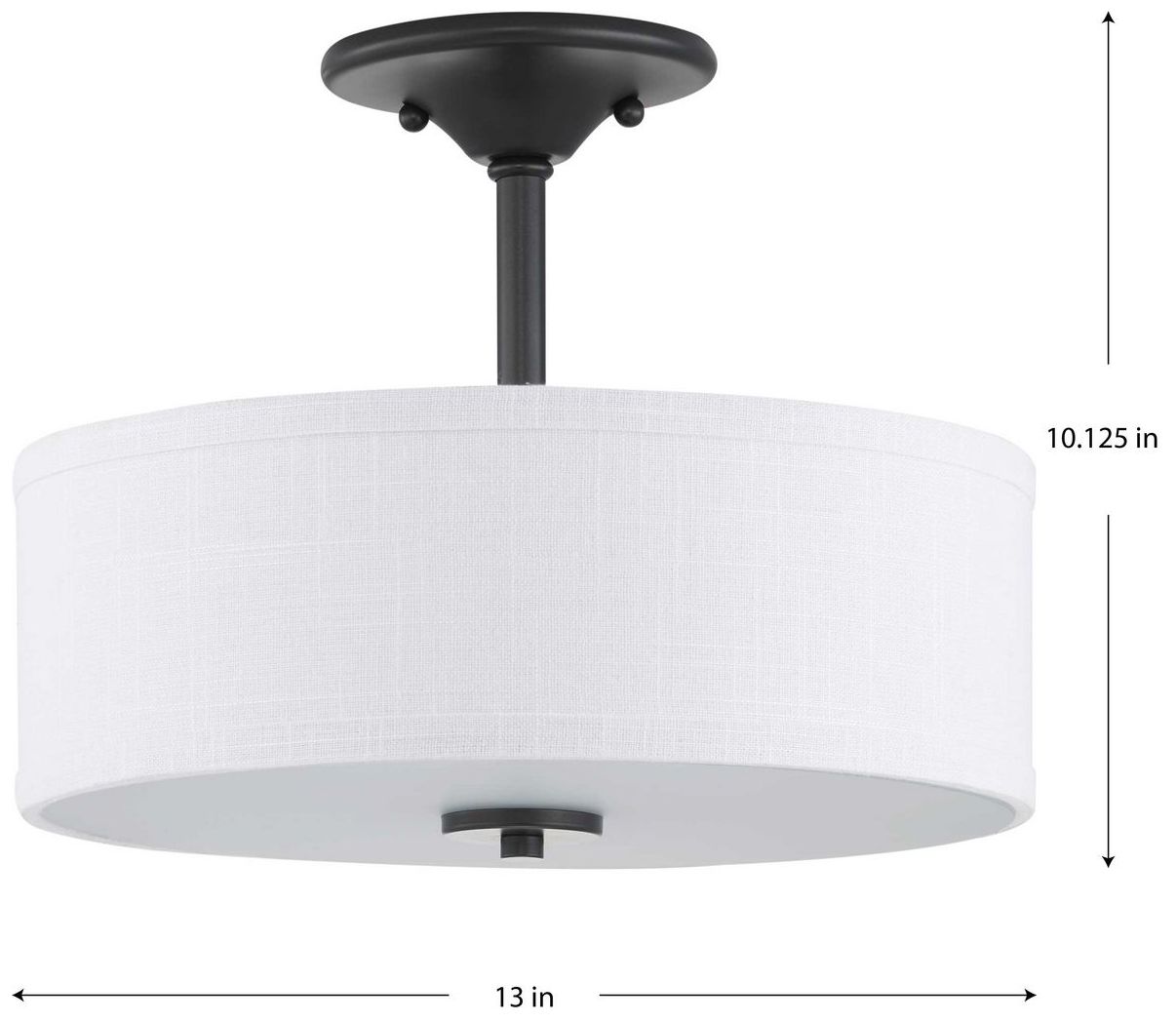 Image 4 Inspire Collection 13" Two-Light Semi-Flush more views