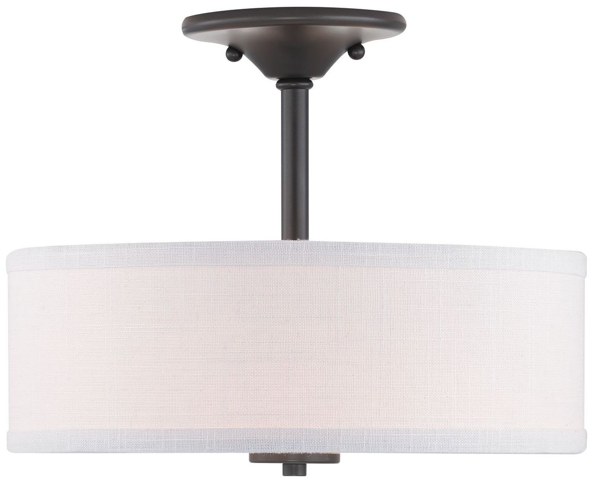Inspire Collection 13" Two-Light Semi-Flush