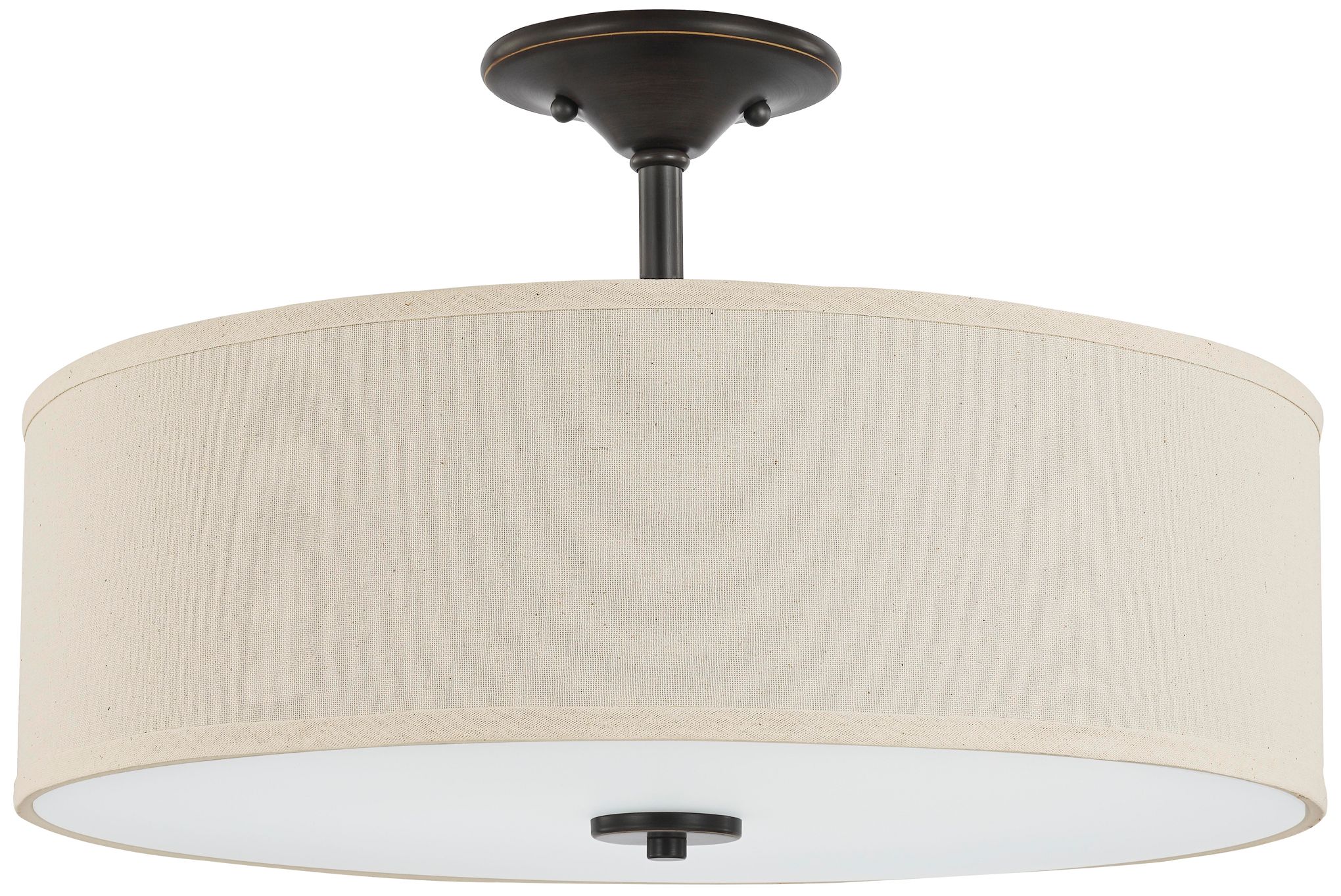 Inspire Collection Three-Light 18" Semi-Flush Mount P350168