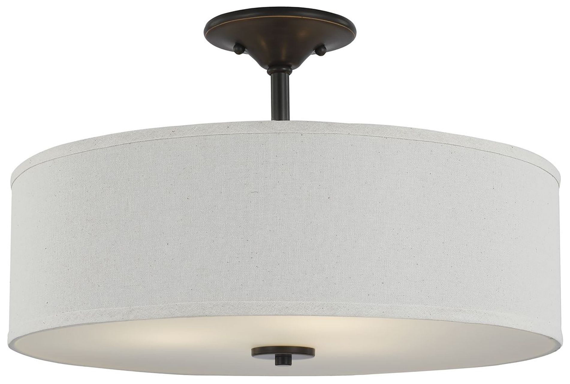 Image 4 Inspire Collection Three-Light 18" Semi-Flush Mount P350168 more views