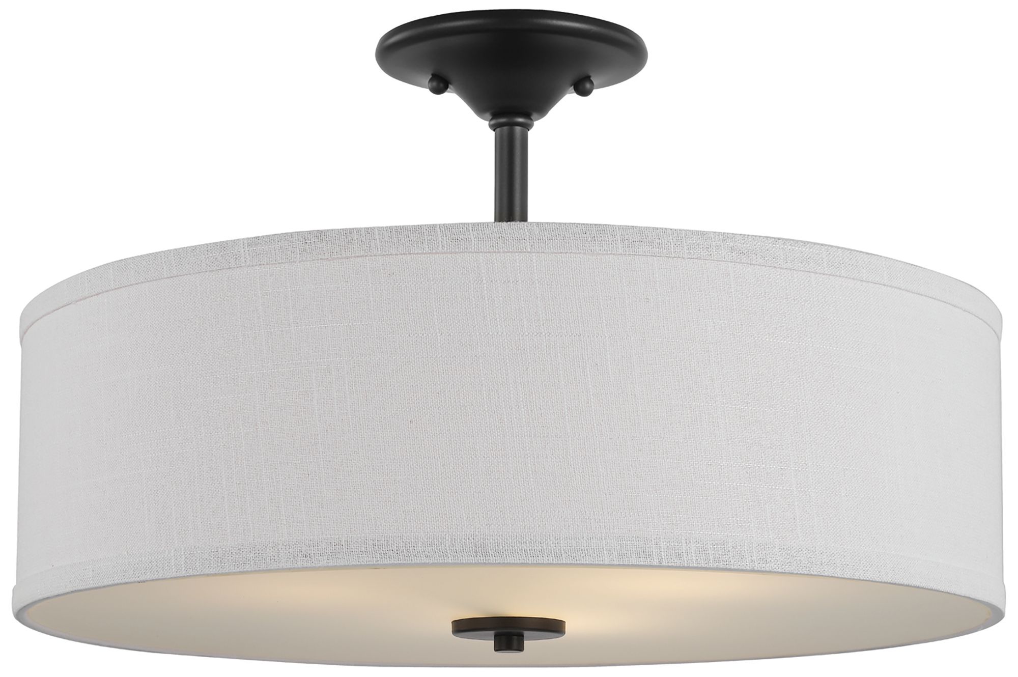 Image 3 Inspire Collection Three-Light 18" Semi-Flush Mount P350167 more views