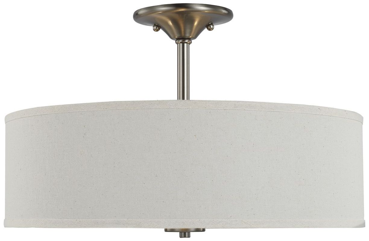 Image 5 Inspire Collection Three-Light 18" Semi-Flush Mount P350168 more views