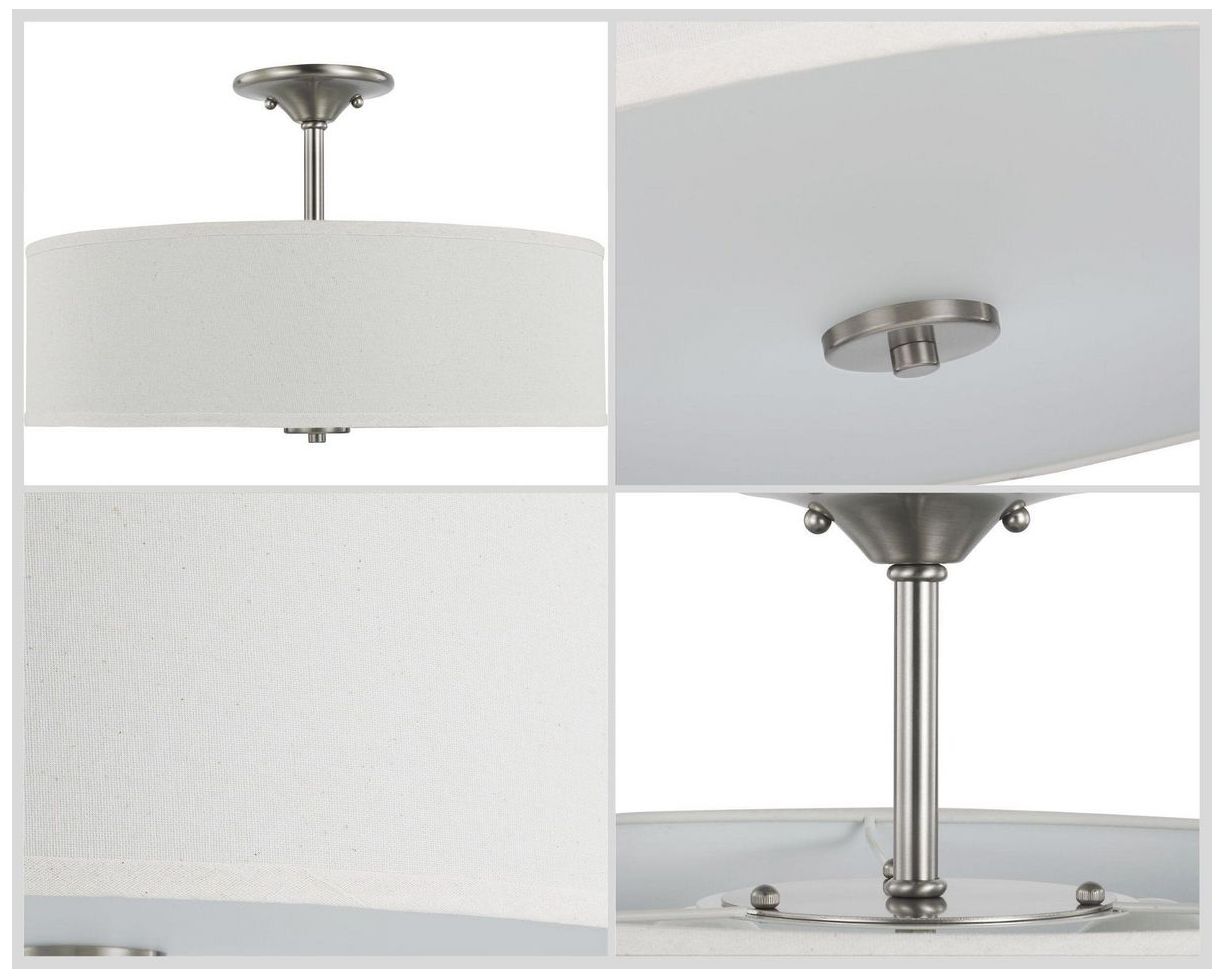 Image 6 Inspire Collection Three-Light 18" Semi-Flush Mount P350168 more views