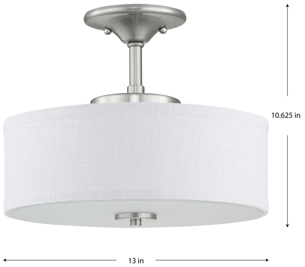 Image 4 Inspire LED Collection 13" LED Semi-Flush more views