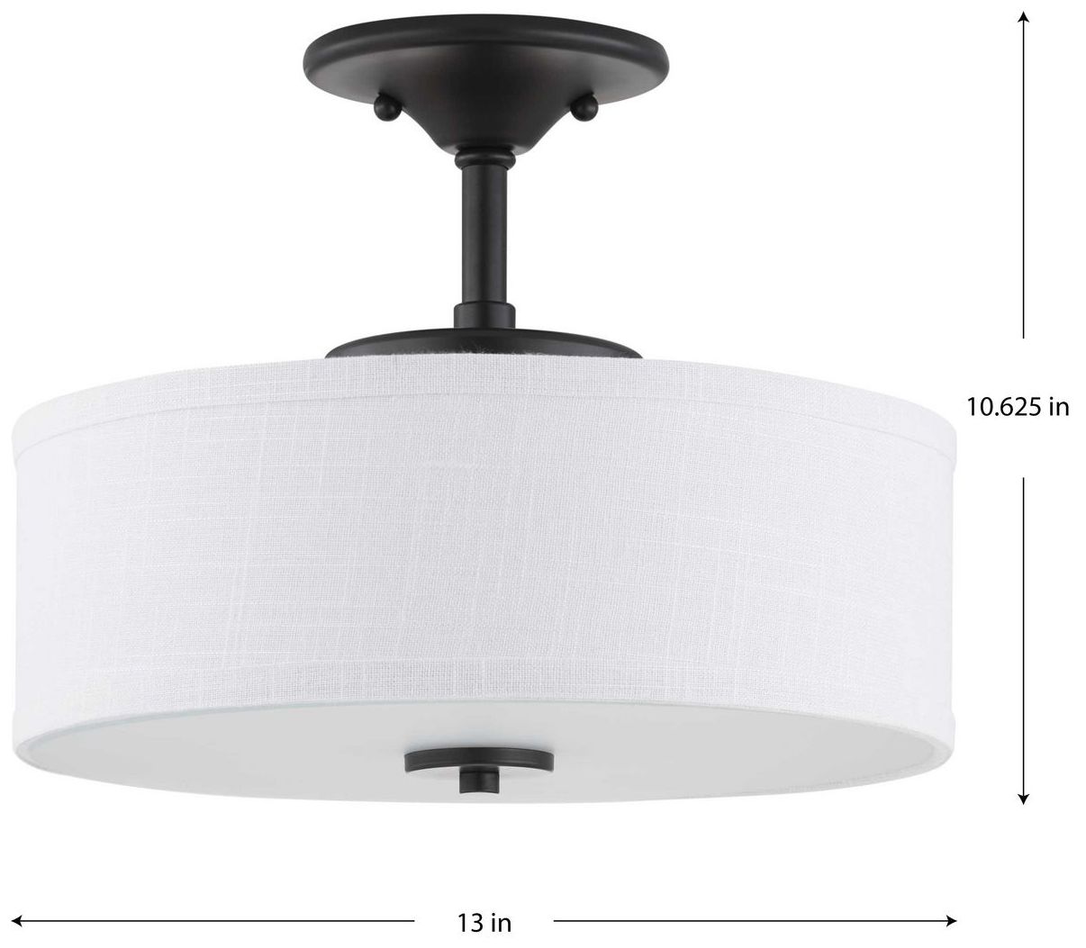 Image 4 Inspire LED Collection 13" LED Semi-Flush more views