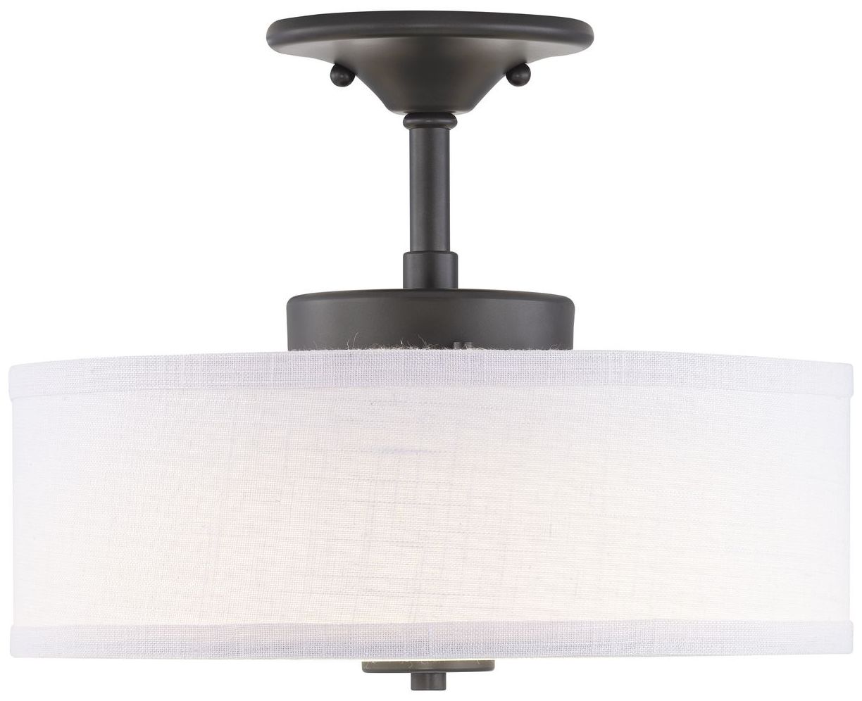 Inspire LED Collection 13" LED Semi-Flush