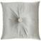 Inspire Me! Home Decor Gray Center Brooch 18" Square Pillow