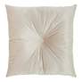 Inspire Me! Home Decor Ivory Center Brooch 18" Square Pillow