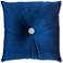 Inspire Me! Home Decor Navy Center Brooch 18" Square Pillow