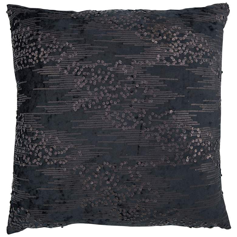 Image 2 Inspire Me! Home Decor Sequin Shimmer 20 inch Square Pillow