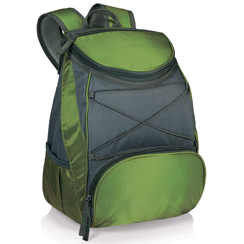Image 1 Insulated Leaf Green Backpack Cooler
