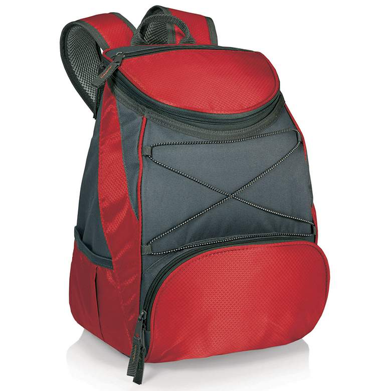 Image 1 Insulated Red Backpack Cooler