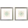 1_Intaglio Busts 18"W x 18"H Framed Art Set of 2