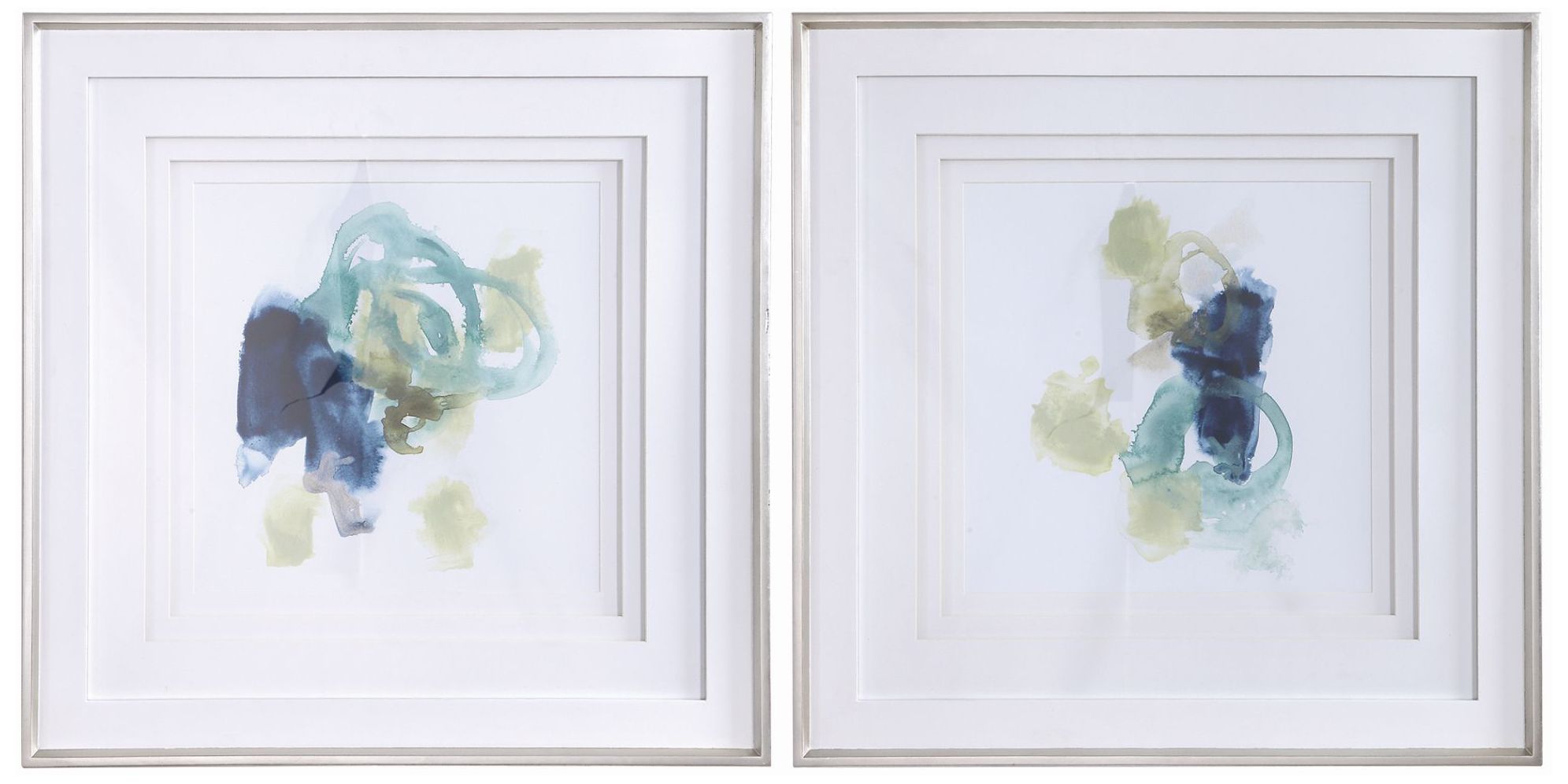 Integral Motion 32" Square 2-Piece Framed Wall Art Set