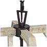 2_Integrifolia 16" Wide Distressed White 4-Light Chandelier more views