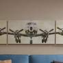 Intelligent Design Flight Time 3-Piece Canvas Wall Art Set
