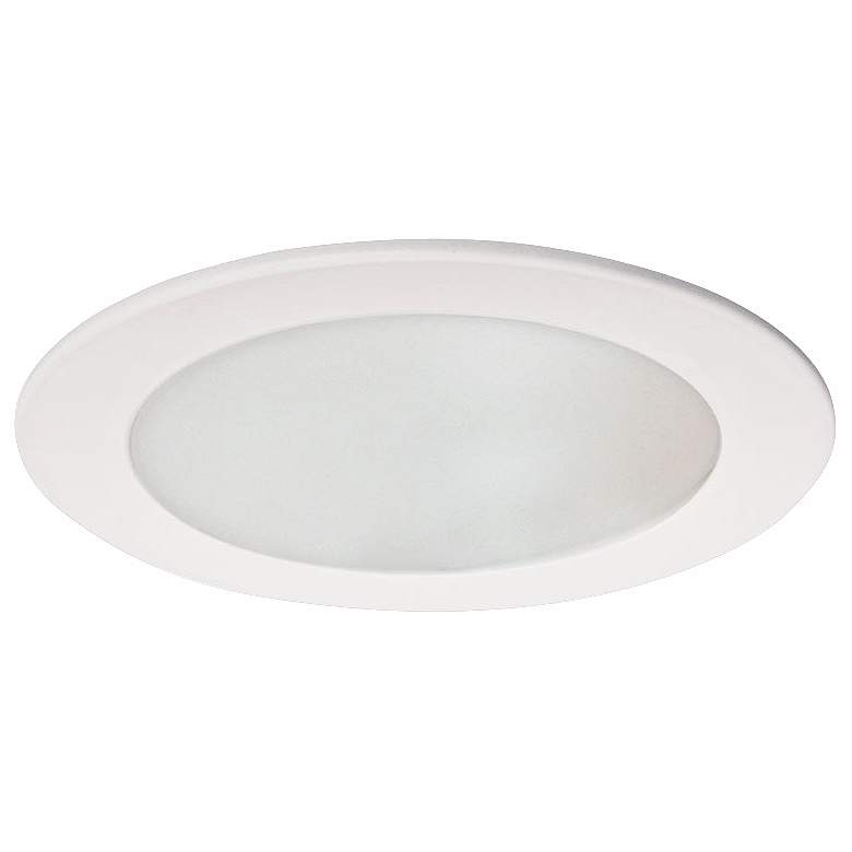 Image 1 Intense Lighting 4 inch CFL White Recessed Lighting Trim