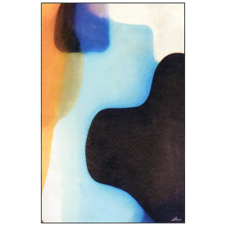 Image 1 Interlocking V 5'x8'Hand Washable Abstract Power-loomed Art Area Rug