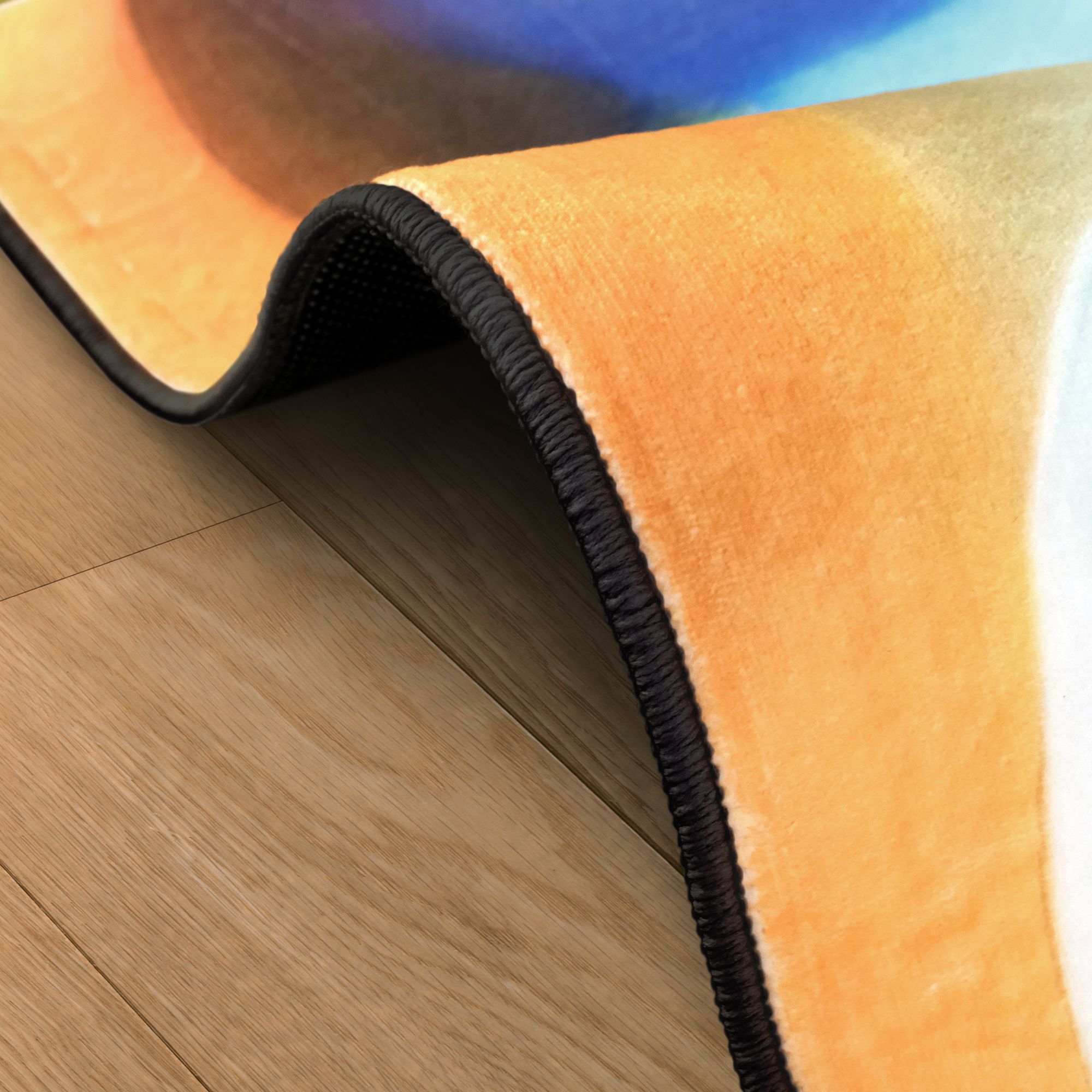 Image 6 Interlocking V 8'x10'Hand Washable Abstract Power-loomed Art Area Rug more views