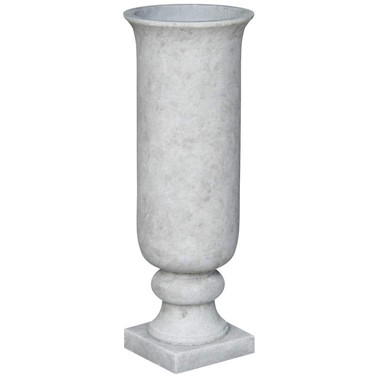 Image 1 Interlude 29 1/2 inch High Light Stone Concrete Vase