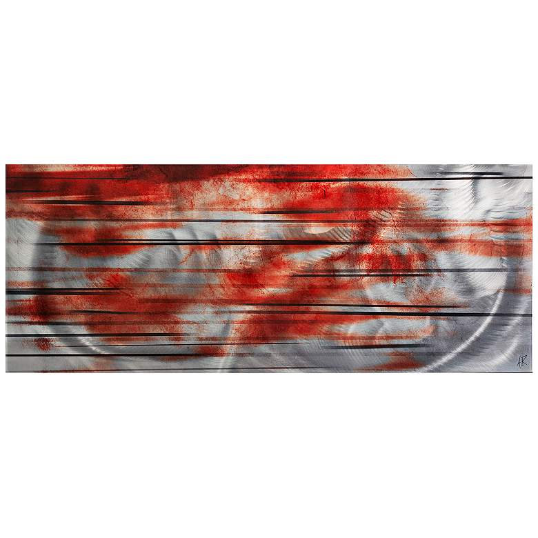 Image 1 Interlude 48 inch Wide Contemporary Metal Wall Art