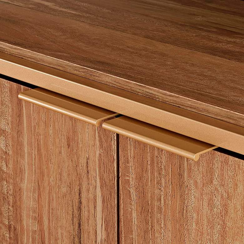 Image 3 International Lux 60 1/2"W Sindori Mango Entertain Credenza more views