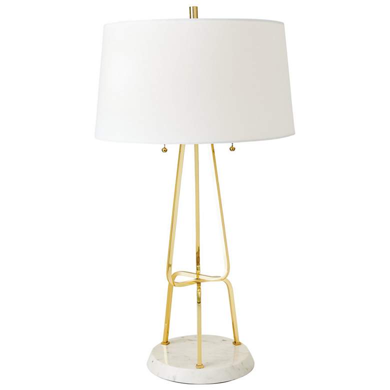 Image 1 Intersecting Lamp-Brass