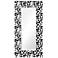 Intertwined Beveled Leaner Mirror on Tempered Art Glass