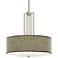 Interweave Patina Carey 24" Brushed Nickel 4-Light Chandelier