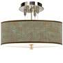 Interweave Patina Giclee 14" Wide Ceiling Light