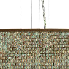 Image2 of Interweave Patina Giclee 24" Wide 4-Light Pendant Chandelier more views