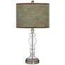 Interweave Patina Giclee Apothecary Clear Glass Table Lamp