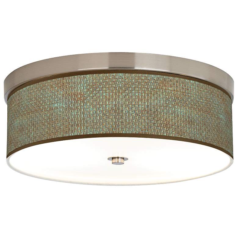 Image 1 Interweave Patina Giclee Energy Efficient Ceiling Light