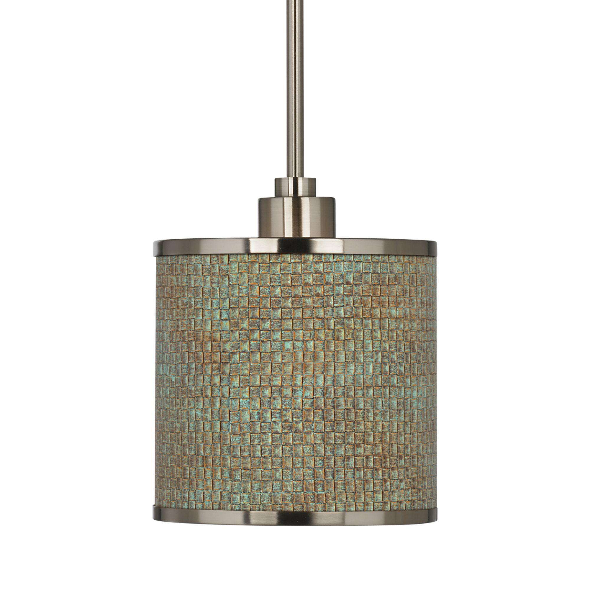 Image 3 Interweave Patina Giclee Glow Mini Pendant Light more views